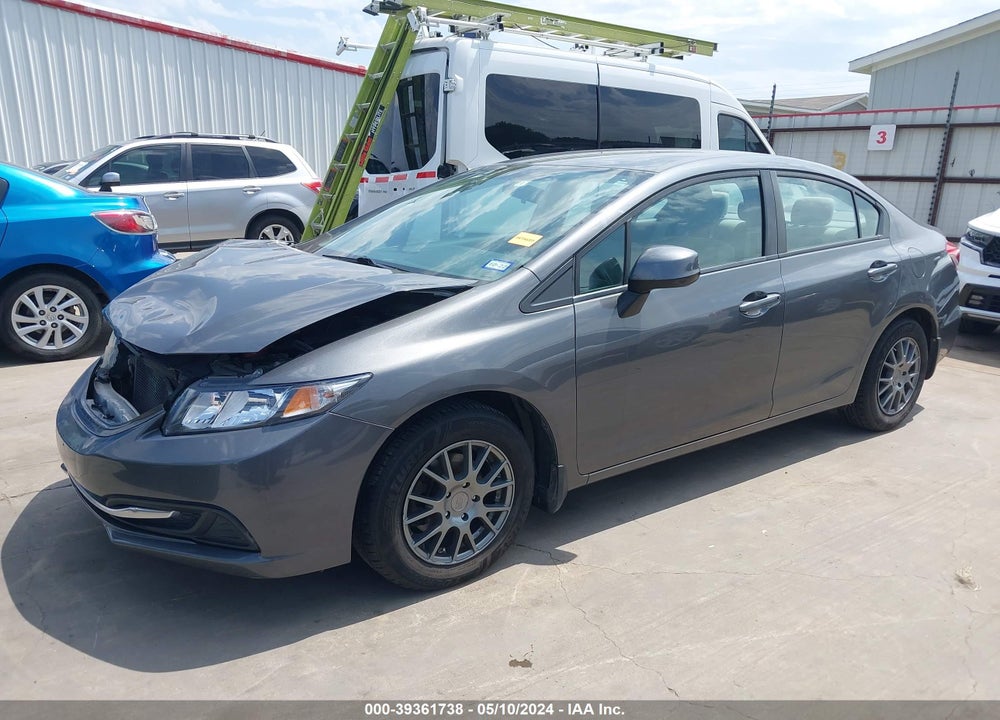 2013 HONDA CIVIC LX VIN: 19XFB2F50DE286934