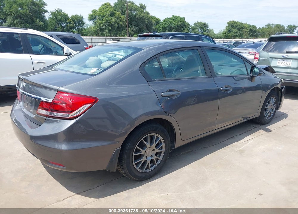 2013 HONDA CIVIC LX VIN: 19XFB2F50DE286934