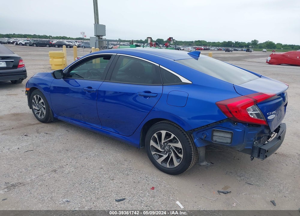 2018 HONDA CIVIC EX VIN: 19XFC2F77JE005691