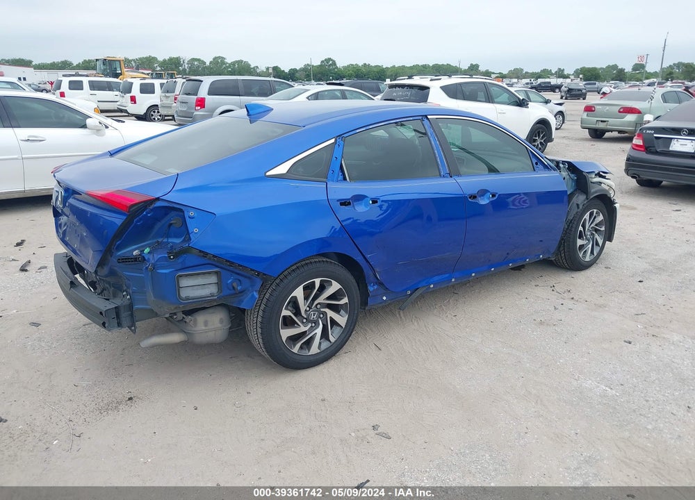 2018 HONDA CIVIC EX VIN: 19XFC2F77JE005691