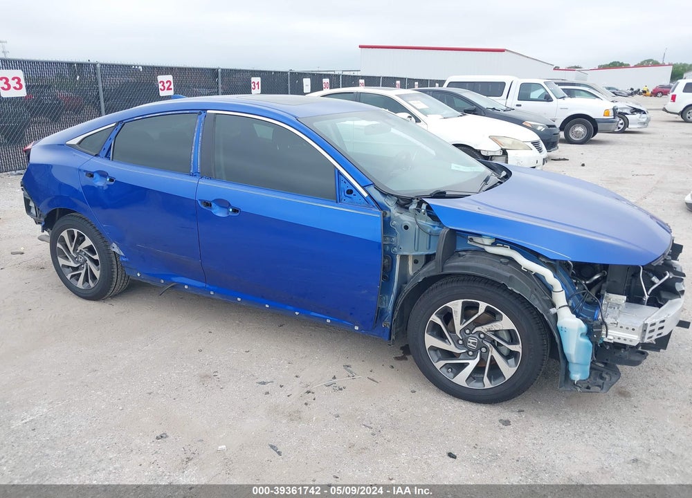 2018 HONDA CIVIC EX VIN: 19XFC2F77JE005691