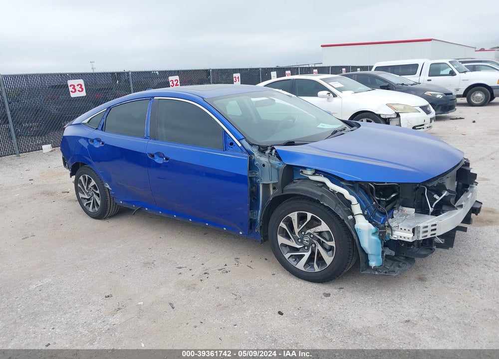 2018 HONDA CIVIC EX VIN: 19XFC2F77JE005691