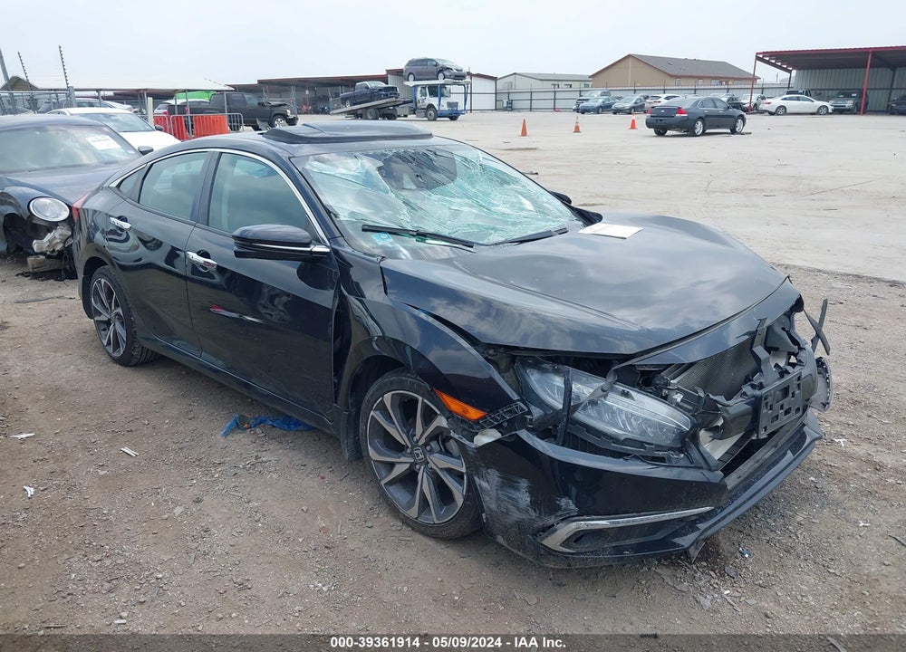 2019 HONDA CIVIC TOURING VIN: 19XFC1F91KE010933