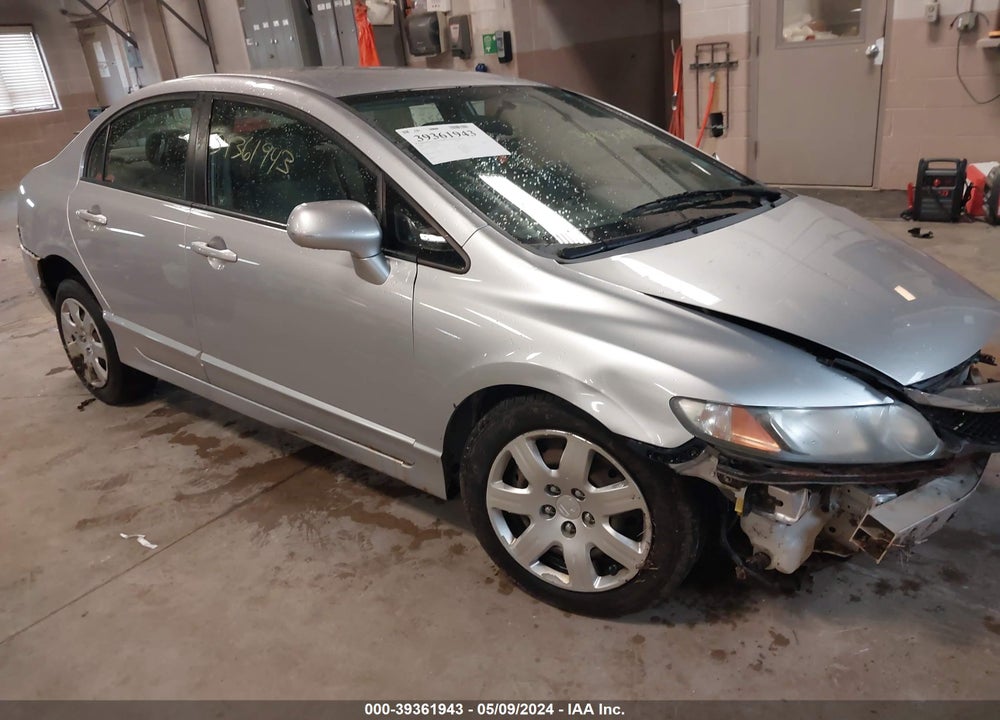 2009 HONDA CIVIC LX VIN: 19XFA16539E048791