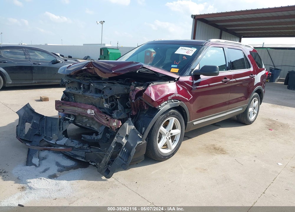 2019 FORD EXPLORER XLT VIN: 1FM5K7D87KGB07173