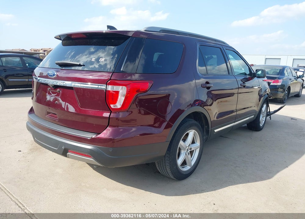 2019 FORD EXPLORER XLT VIN: 1FM5K7D87KGB07173