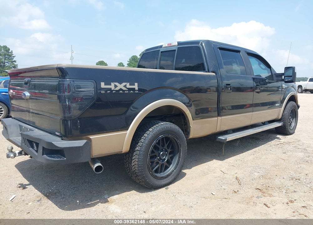 2012 FORD F-150 KING RANCH VIN: 1FTFW1ET6CKD16299