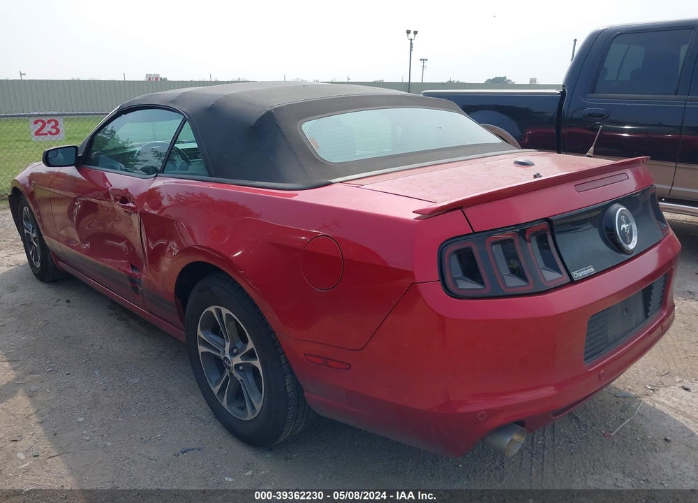 2013 FORD MUSTANG V6 PREMIUM VIN: 1ZVBP8EM0D5262007