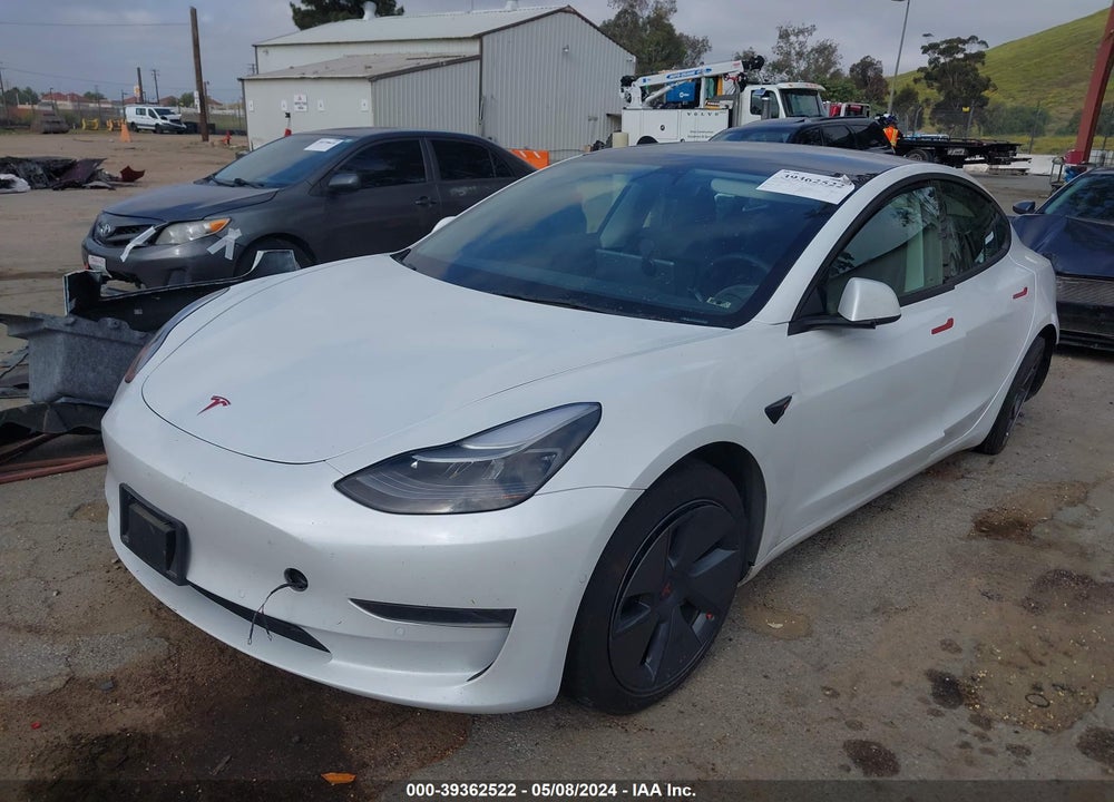 2022 TESLA MODEL 3 REAR-WHEEL DRIVE VIN: 5YJ3E1EA0NF237294