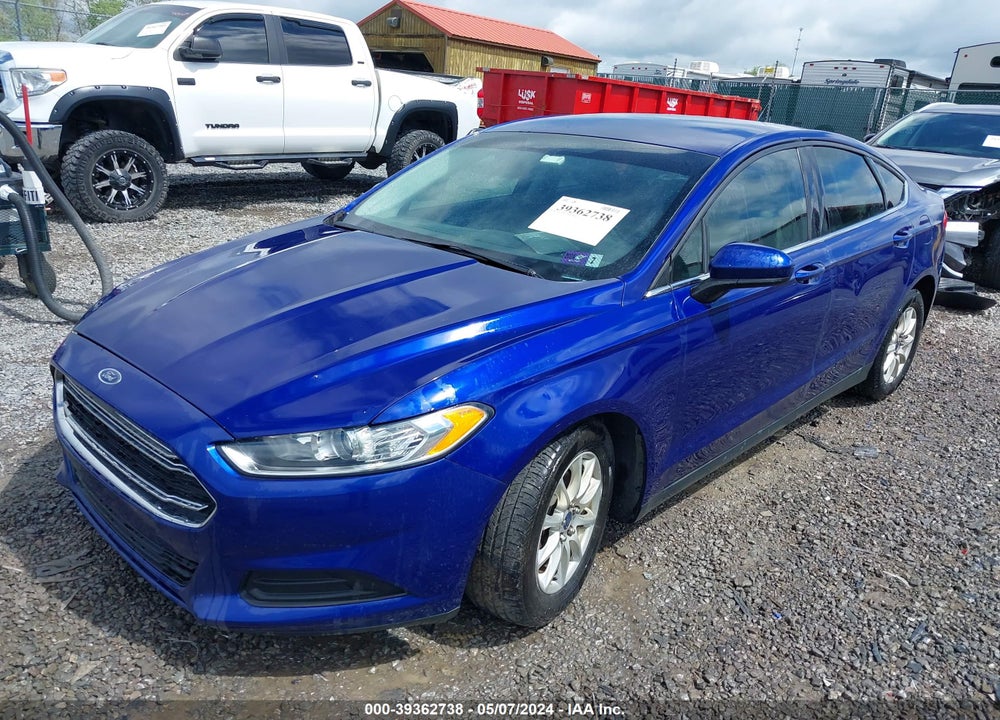 2016 FORD FUSION VIN: 3FA6P0G75GR256921