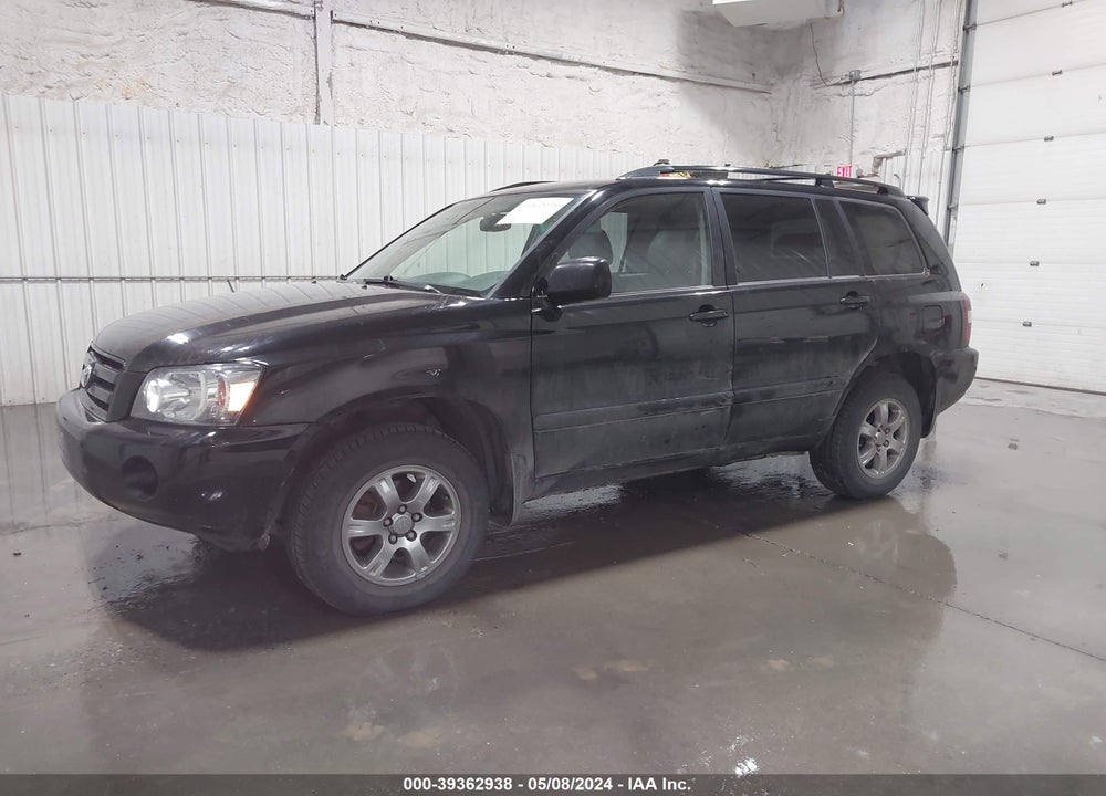 2007 TOYOTA HIGHLANDER V6 VIN: JTEEP21A670216851