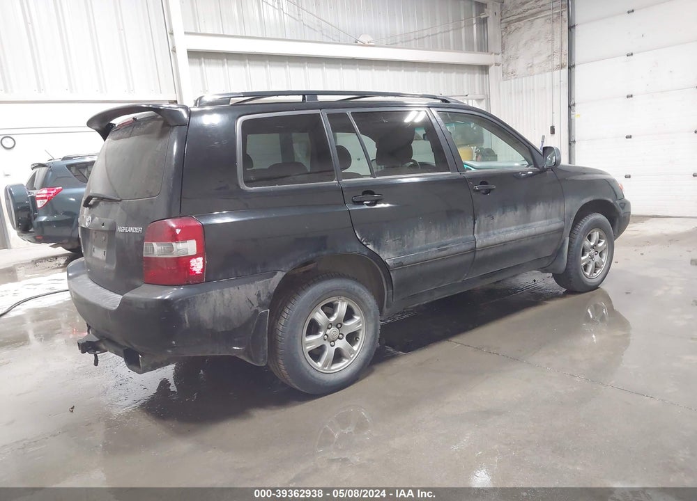 2007 TOYOTA HIGHLANDER V6 VIN: JTEEP21A670216851