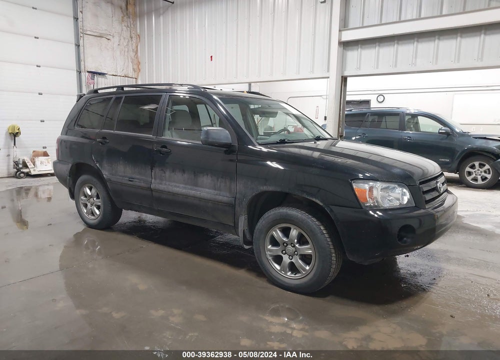 2007 TOYOTA HIGHLANDER V6 VIN: JTEEP21A670216851