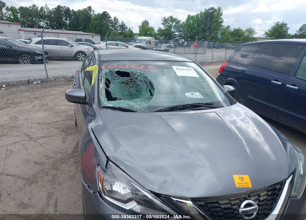 2017 NISSAN SENTRA SV VIN: 3N1AB7AP8HL684591