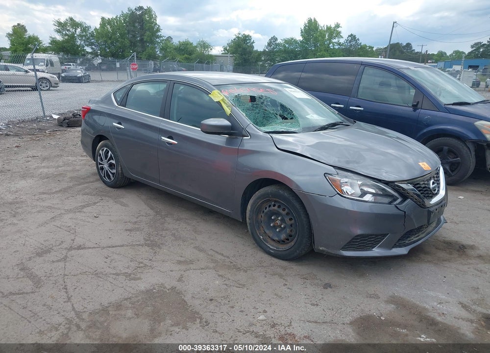 2017 NISSAN SENTRA SV VIN: 3N1AB7AP8HL684591