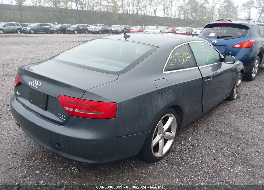 2010 AUDI A5 2.0T PREMIUM VIN: WAULFAFR3AA078966