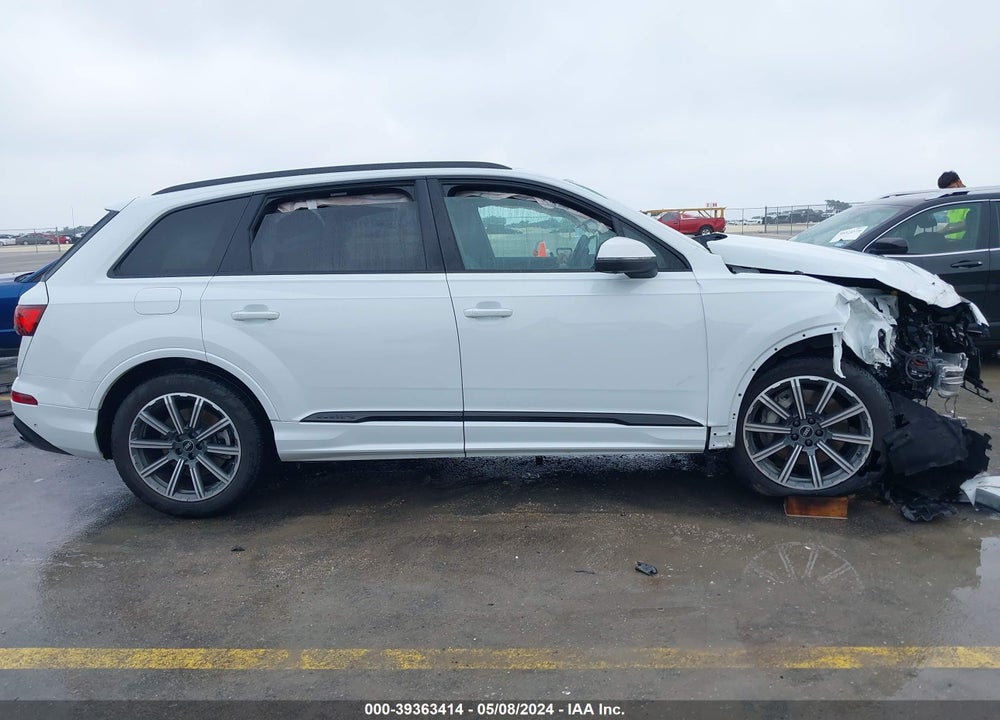 2022 AUDI Q7 PREMIUM PLUS 45 TFSI QUATTRO TIPTRONIC VIN: WA1LJBF75ND010012