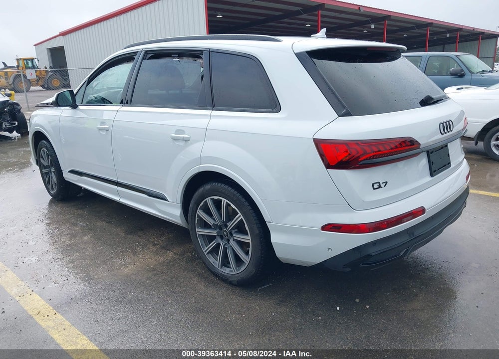 2022 AUDI Q7 PREMIUM PLUS 45 TFSI QUATTRO TIPTRONIC VIN: WA1LJBF75ND010012