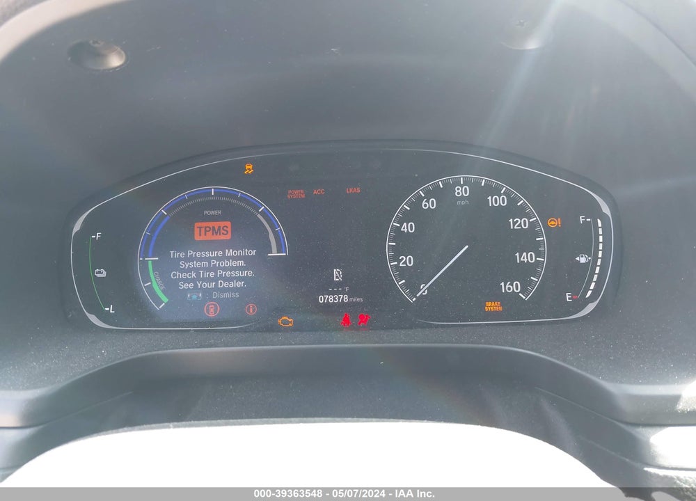 2021 HONDA INSIGHT EX VIN: 19XZE4F53ME002292