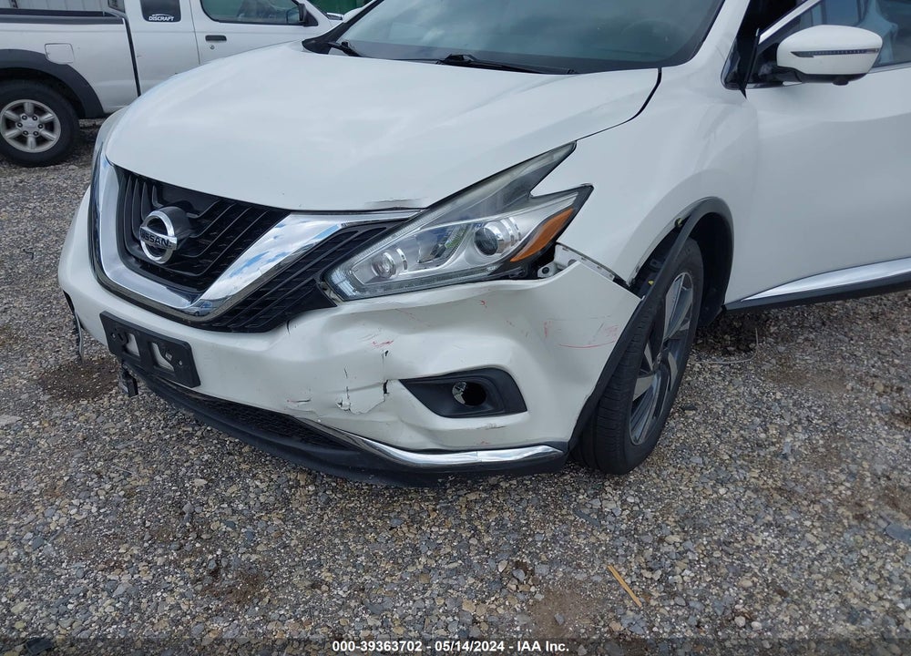 2017 NISSAN MURANO PLATINUM VIN: 5N1AZ2MH2HN125436