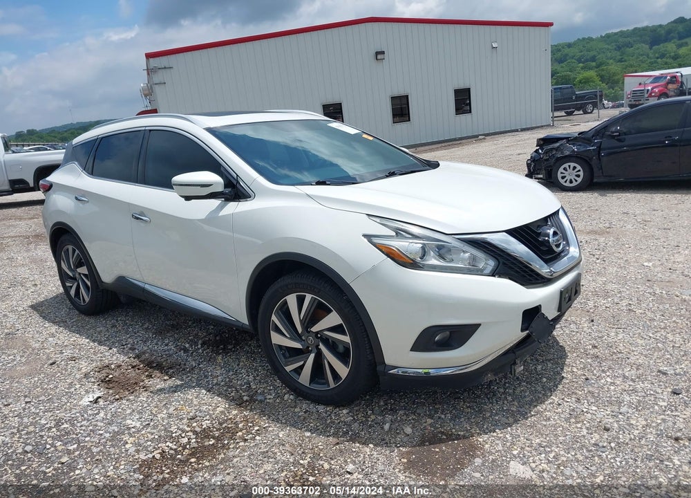2017 NISSAN MURANO PLATINUM VIN: 5N1AZ2MH2HN125436