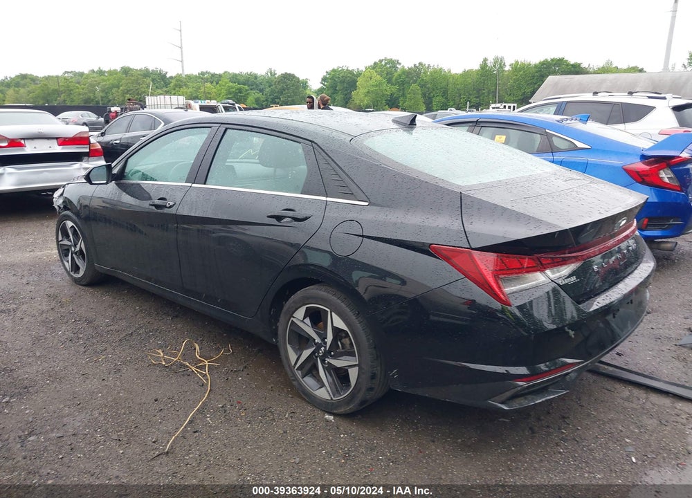2021 HYUNDAI ELANTRA SEL VIN: KMHLN4AG8MU070728