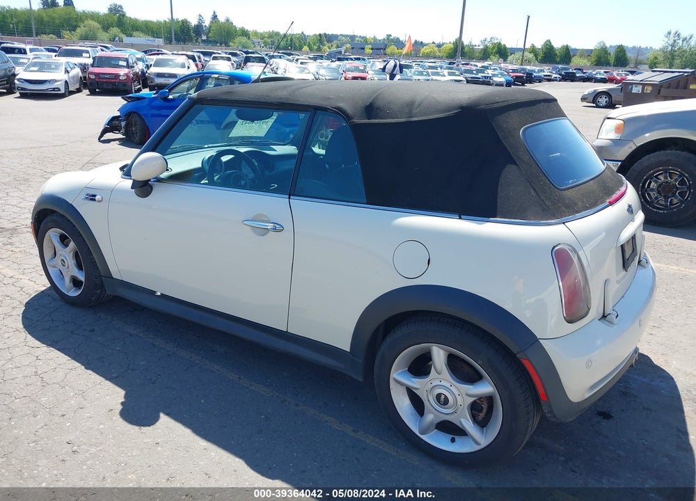 2006 MINI COOPER S VIN: WMWRH33536TF86273