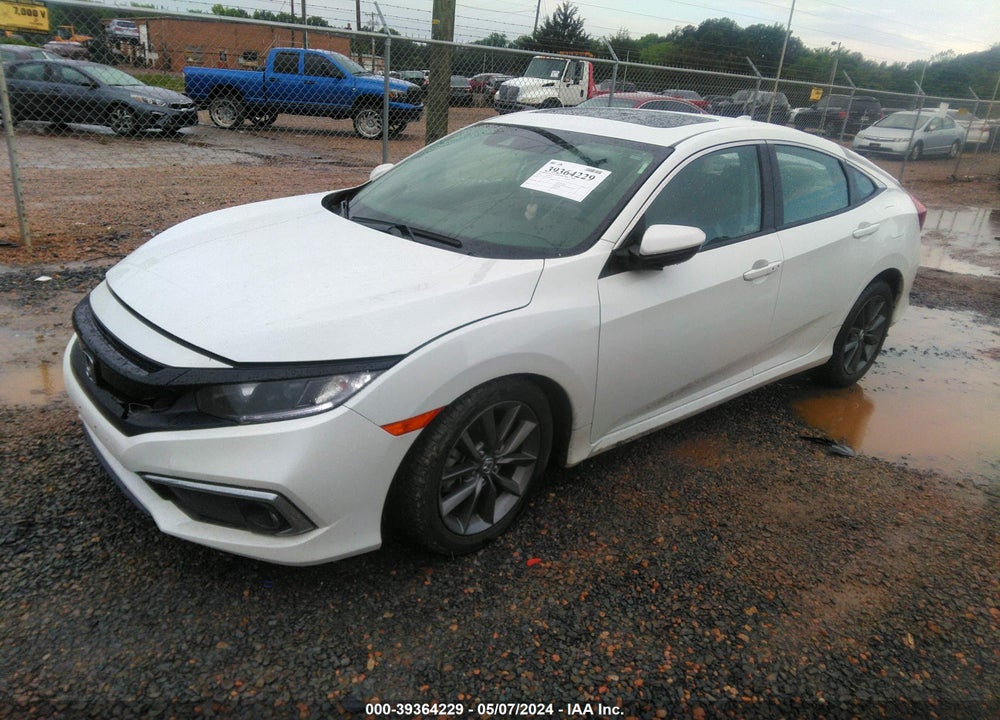 2020 HONDA CIVIC EX VIN: 19XFC1F33LE014785