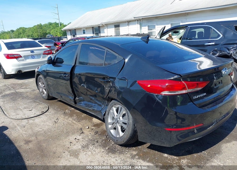 2017 HYUNDAI ELANTRA VALUE EDITION VIN: KMHD84LFXHU272413