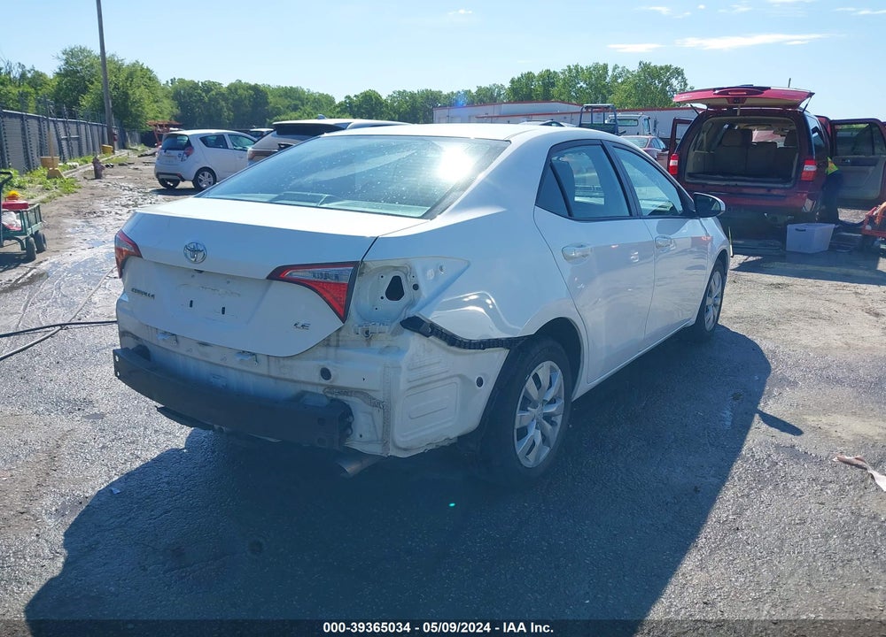 2015 TOYOTA COROLLA LE VIN: 2T1BURHE6FC350524