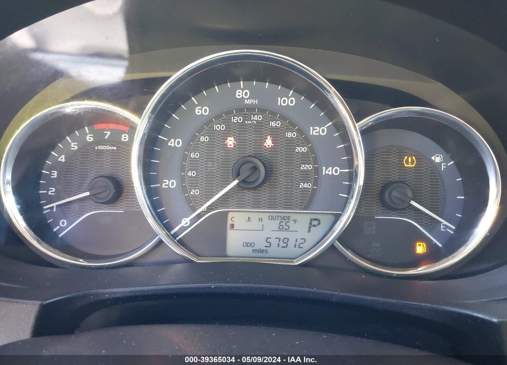 2015 TOYOTA COROLLA LE VIN: 2T1BURHE6FC350524