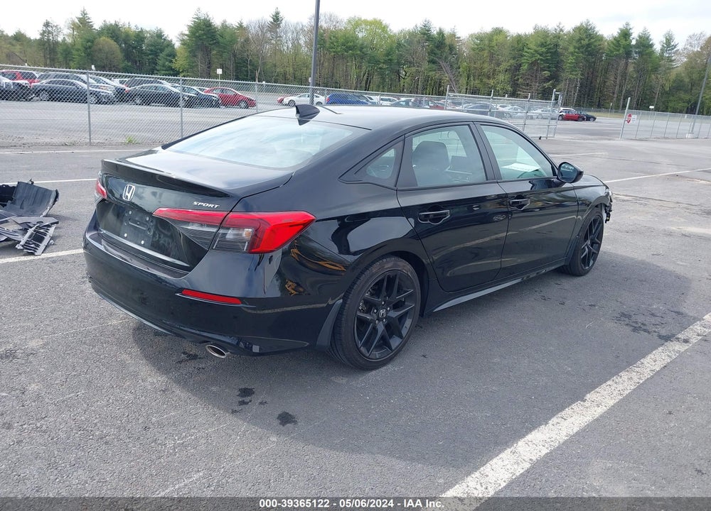 2022 HONDA CIVIC SPORT VIN: 2HGFE2F55NH598097
