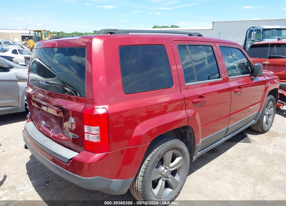 2014 JEEP PATRIOT HIGH ALTITUDE VIN: 1C4NJPFA5ED709261