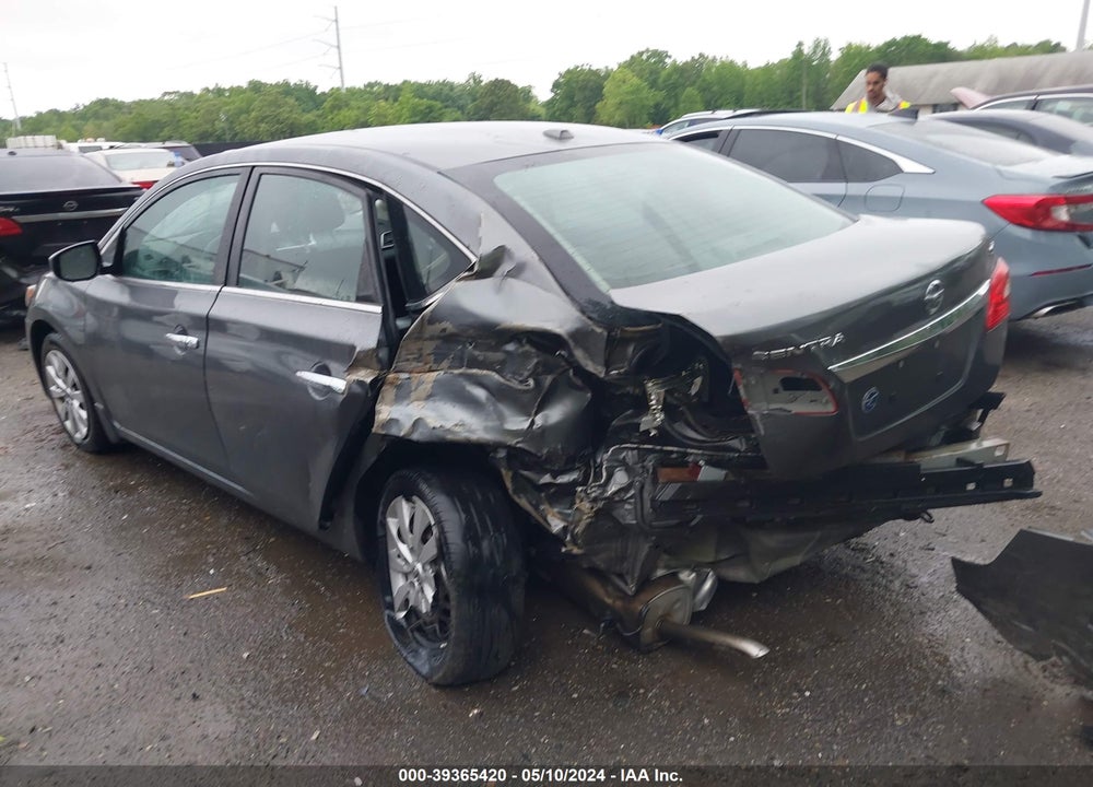 2017 NISSAN SENTRA SV VIN: 3N1AB7APXHL654623