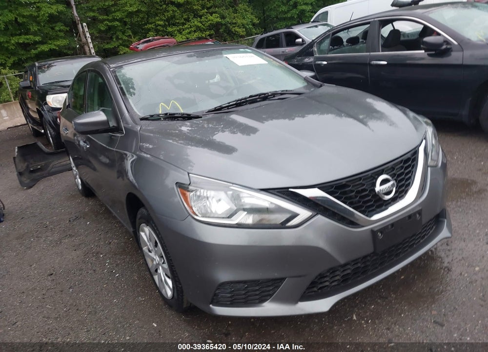 2017 NISSAN SENTRA SV VIN: 3N1AB7APXHL654623