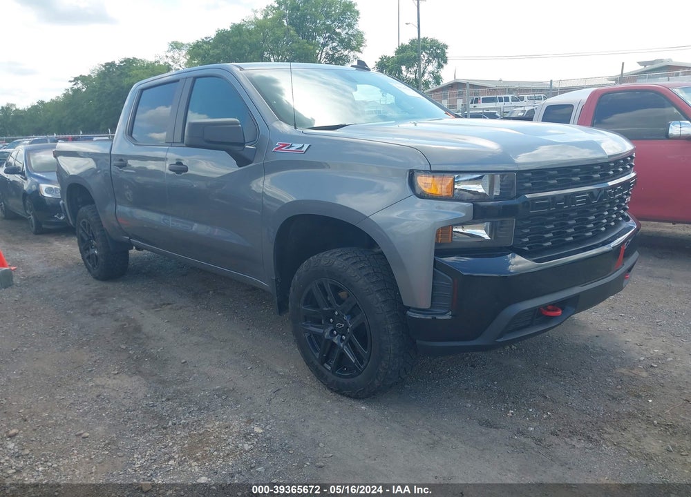 2021 CHEVROLET SILVERADO 1500 4WD SHORT BED CUSTOM TRAIL BOSS VIN: 1GCPYCEFXMZ279030