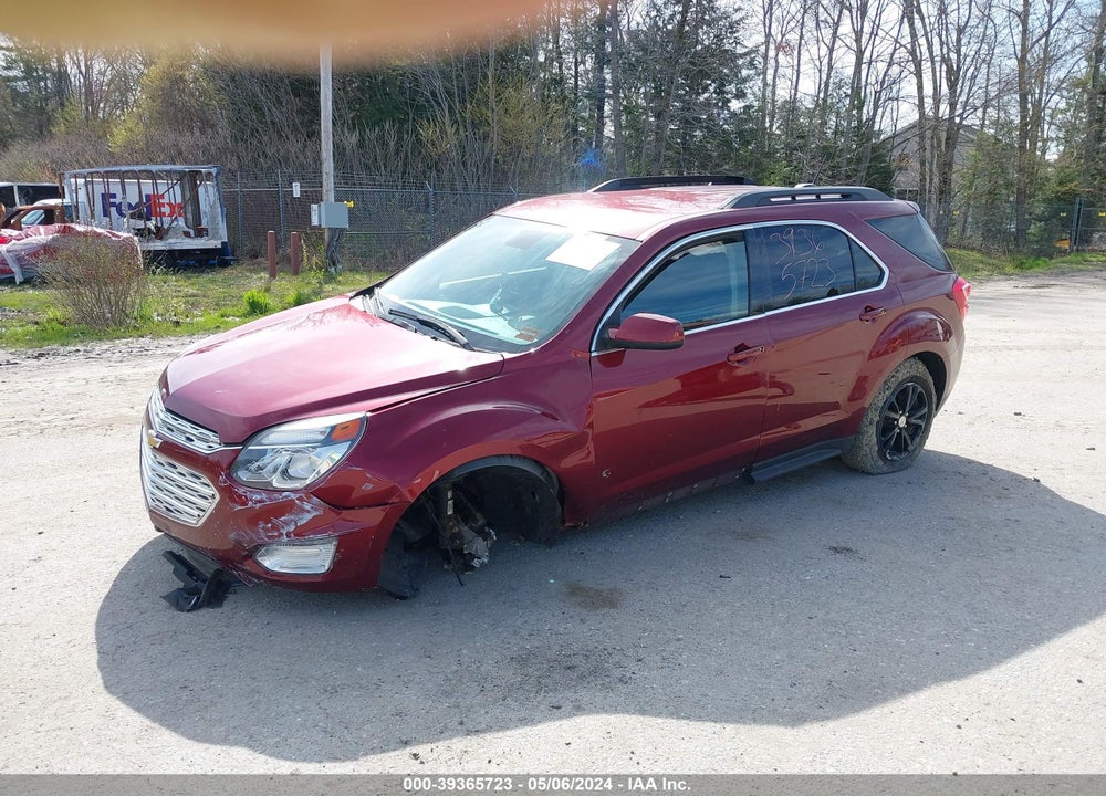 2017 CHEVROLET EQUINOX LT VIN: 2GNFLFEK4H6129657