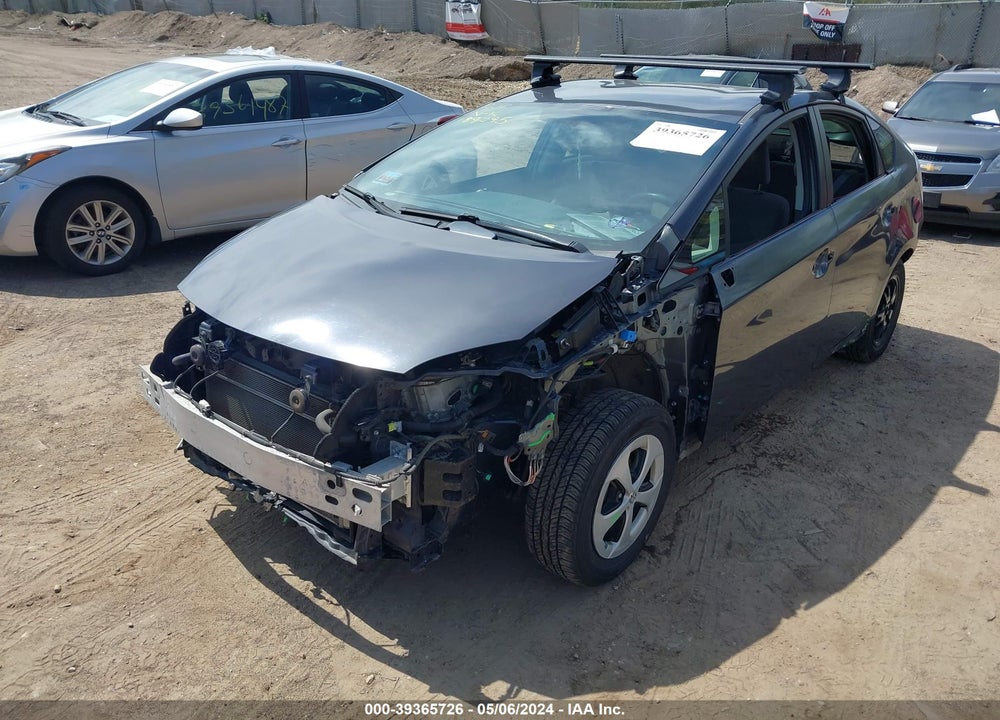 2015 TOYOTA PRIUS TWO VIN: JTDKN3DU7F1992956