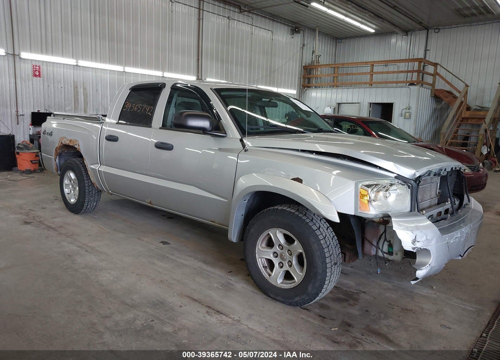 2006 DODGE DAKOTA SLT VIN: 1D7HW48N06S641452