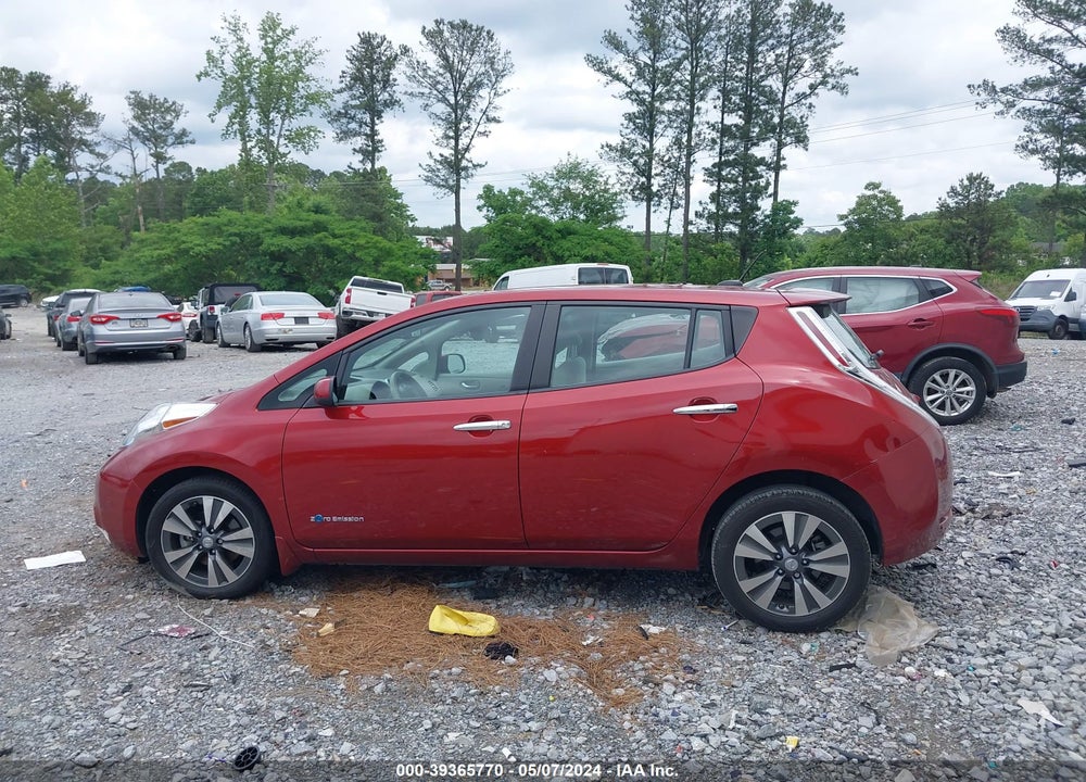 2015 NISSAN LEAF SV VIN: 1N4AZ0CP7FC311263