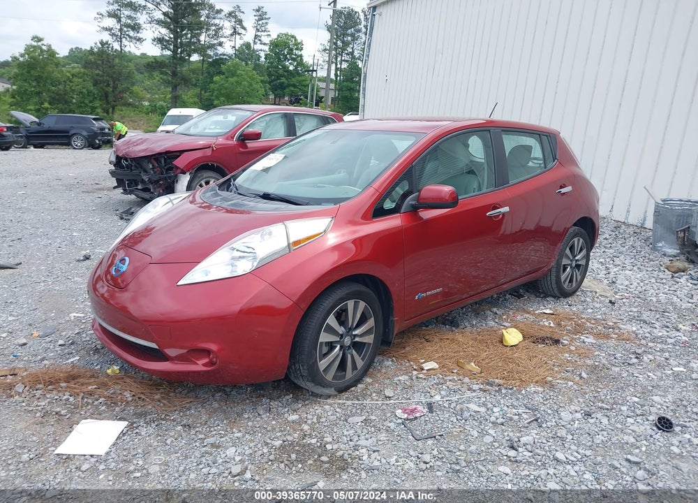 2015 NISSAN LEAF SV VIN: 1N4AZ0CP7FC311263