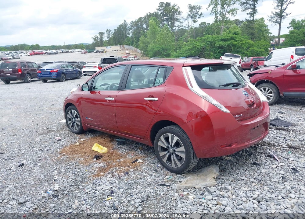 2015 NISSAN LEAF SV VIN: 1N4AZ0CP7FC311263