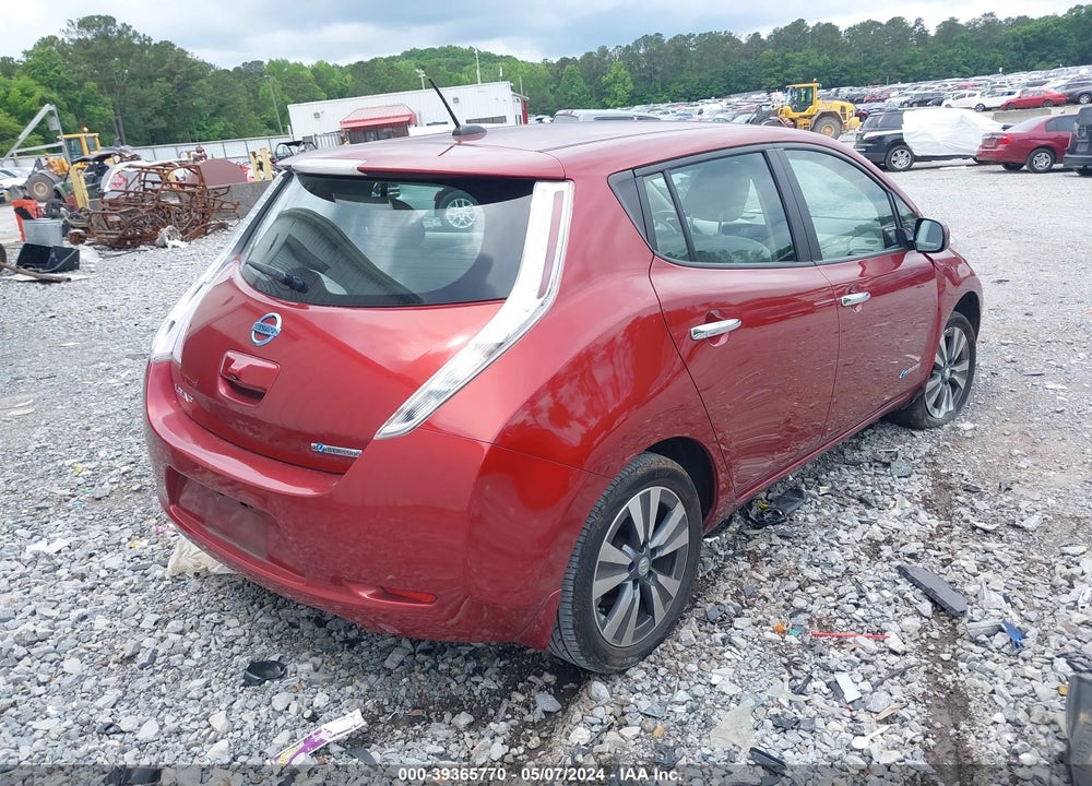 2015 NISSAN LEAF SV VIN: 1N4AZ0CP7FC311263