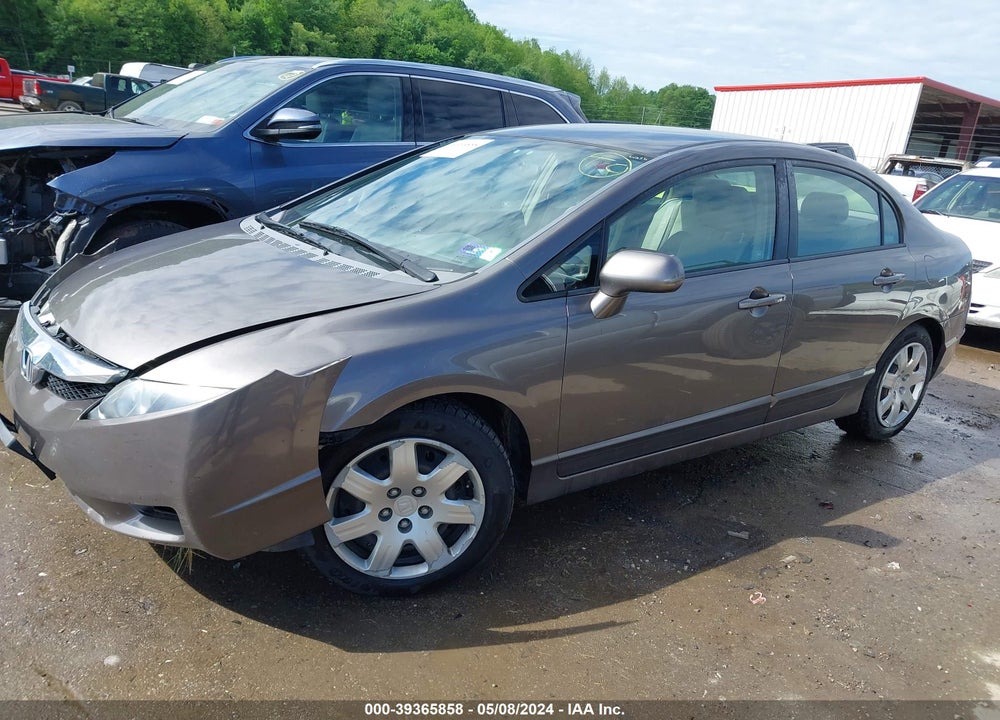 2009 HONDA CIVIC LX VIN: 1HGFA16509L022321