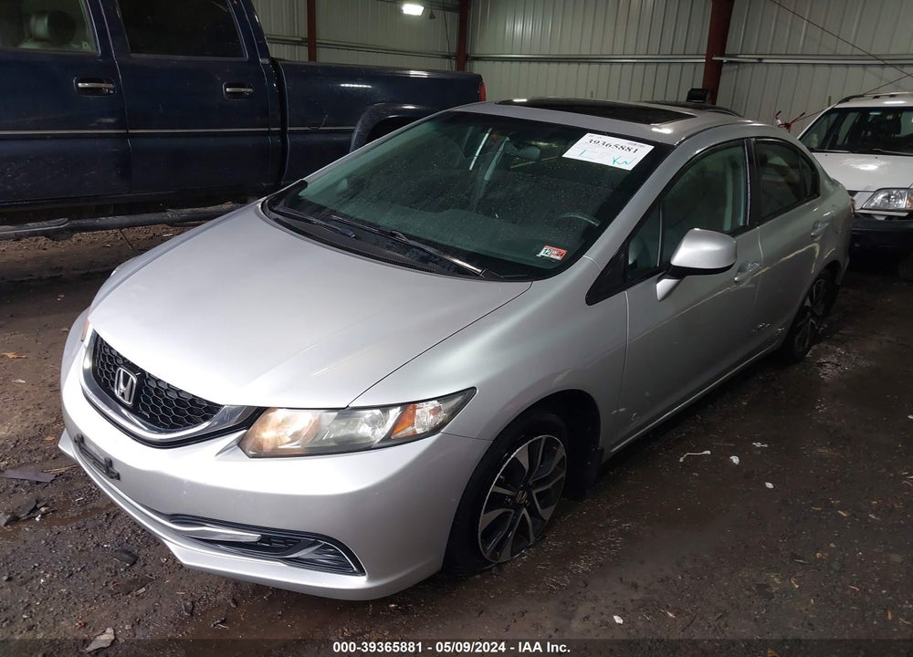 2013 HONDA CIVIC EX VIN: 19XFB2F84DE248018