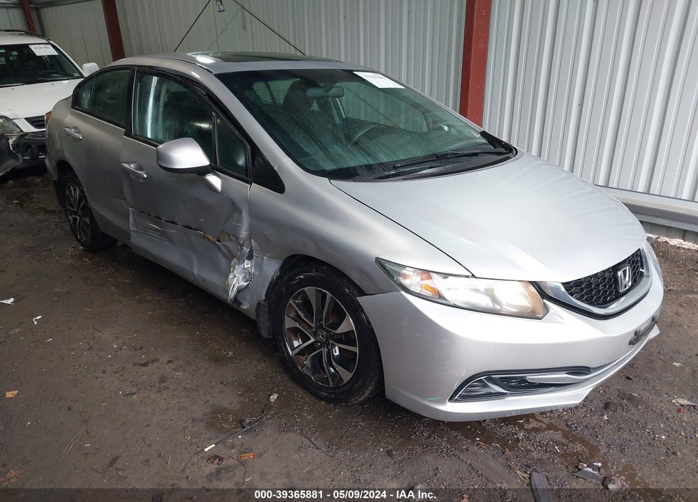 2013 HONDA CIVIC EX VIN: 19XFB2F84DE248018