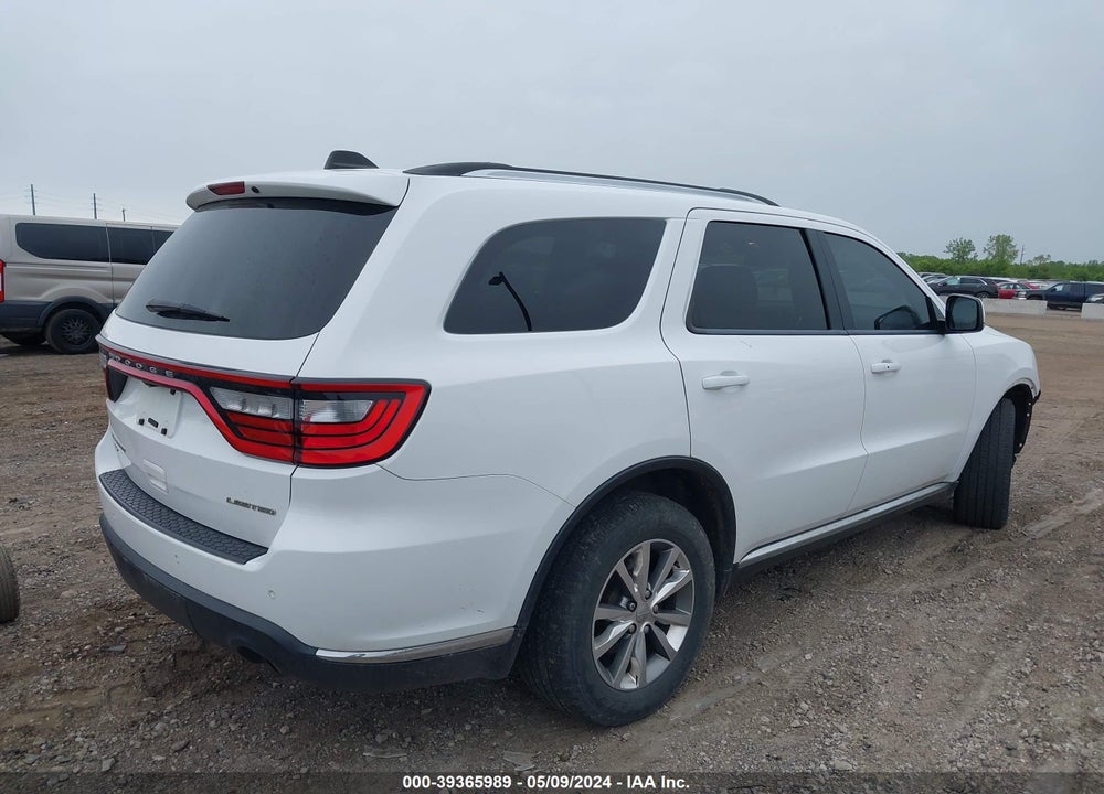 2015 DODGE DURANGO LIMITED VIN: 1C4RDJDG8FC110147
