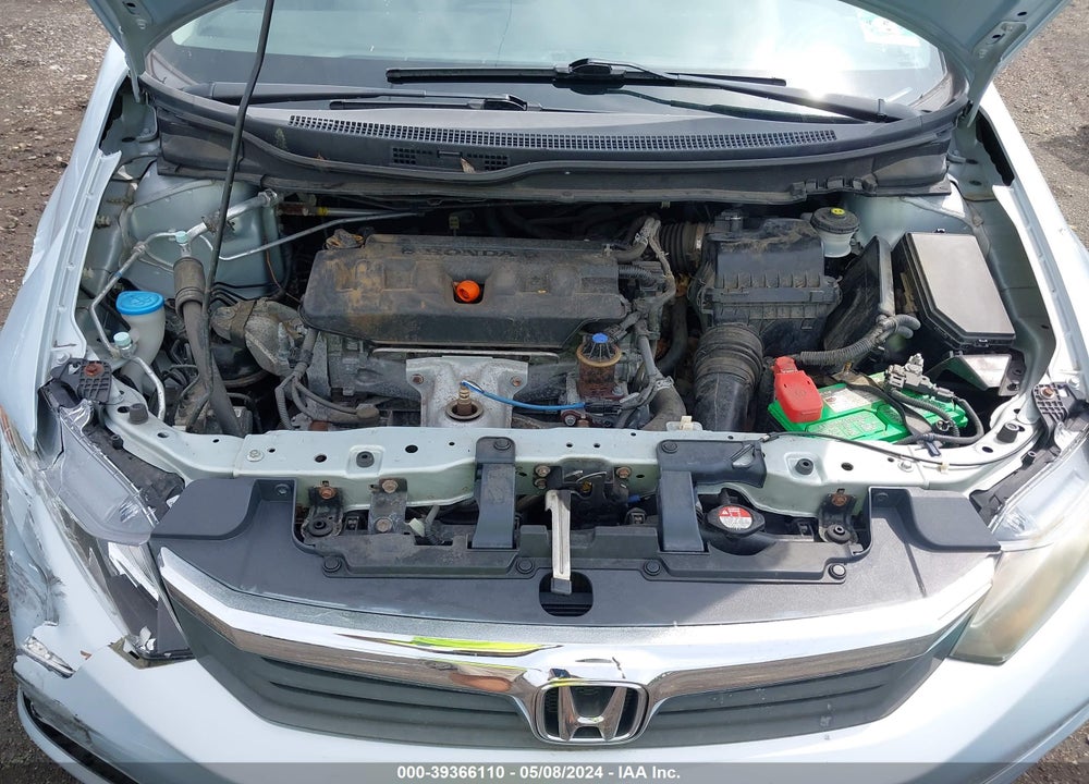 2012 HONDA CIVIC EX VIN: 19XFB2F81CE324213