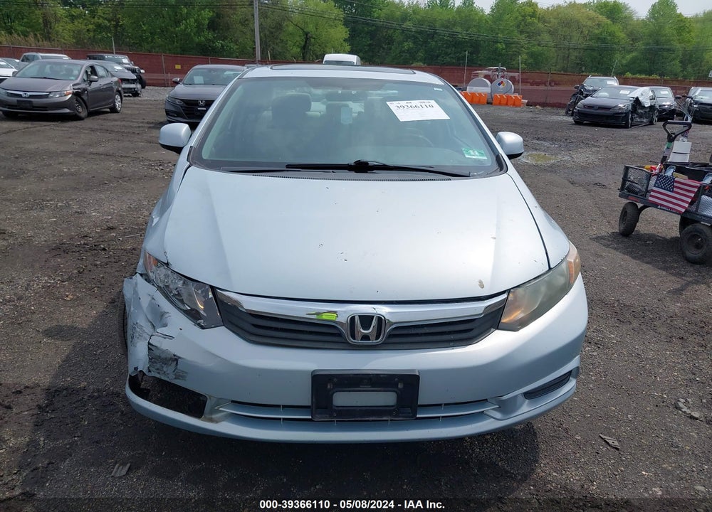 2012 HONDA CIVIC EX VIN: 19XFB2F81CE324213