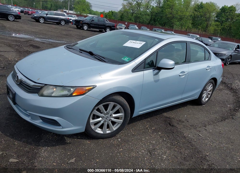2012 HONDA CIVIC EX VIN: 19XFB2F81CE324213